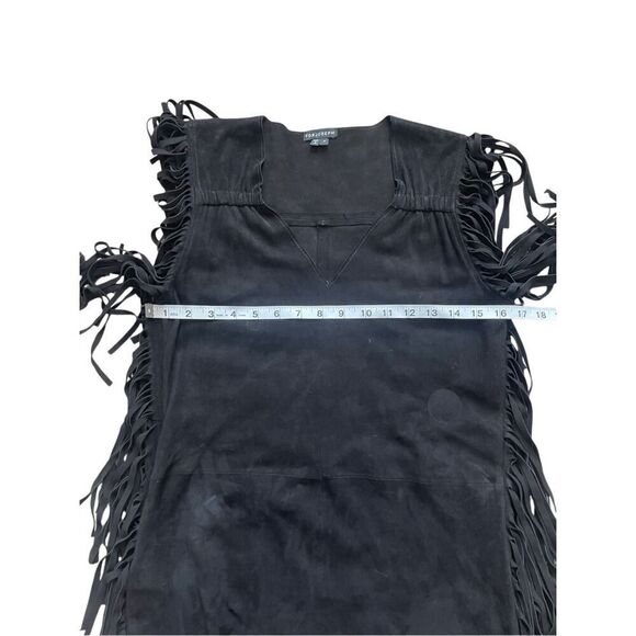 For Joseph Black‎ Suede Fringe Dress – Size S - Picture 5 of 7